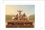 The Jolly Flatboatmen, 1846 by George Caleb Bingham