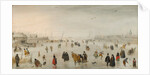 A Scene on the Ice, c.1625 by Hendrik Avercamp
