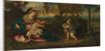 Madonna and Child and the Infant Saint John in a Landscape, 1540-50 by Polidoro Lanzani