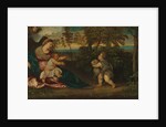 Madonna and Child and the Infant Saint John in a Landscape, 1540-50 by Polidoro Lanzani