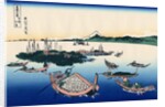 Tsukada Island in the Musashi province, c.1830 by Katsushika Hokusai