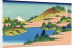 The lake of Hakone in the Segami province, c.1830 by Katsushika Hokusai
