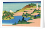 The lake of Hakone in the Segami province, c.1830 by Katsushika Hokusai