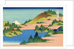 The lake of Hakone in the Segami province, c.1830 by Katsushika Hokusai
