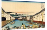 Nihonbashi bridge in Edo, c.1830 by Katsushika Hokusai