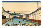 Nihonbashi bridge in Edo, c.1830 by Katsushika Hokusai