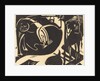 Two Mythical Animals, 1914 by Franz Marc