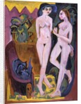 Two Nudes in a Room, 1914 by Ernst Ludwig Kirchner