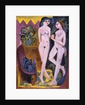 Two Nudes in a Room, 1914 by Ernst Ludwig Kirchner