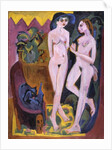 Two Nudes in a Room, 1914 by Ernst Ludwig Kirchner