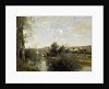 Seine and Old Bridge at Limay, 1872 by Jean Baptiste Camille Corot
