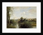 Seine and Old Bridge at Limay, 1872 by Jean Baptiste Camille Corot