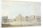 St. Peter's, the Basilica and the Piazza by Francesco Panini