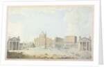 St. Peter's, the Basilica and the Piazza by Francesco Panini