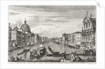 The Grand Canal Between San Simone Piccolo and Santa Chiara, c.1740-41 by Michele Marieschi