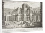 Ancient Forum Surrounded by Porticoes, c.1743 by Giovanni Battista Piranesi