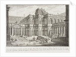 Ancient Forum Surrounded by Porticoes, c.1743 by Giovanni Battista Piranesi
