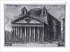 View of the Pantheon of Agrippa, c.1761 by Giovanni Battista Piranesi