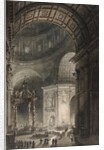 Illumination of the Cross in St. Peter's on Good Friday, 1787 by Giovanni Battista Piranesi