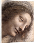 Head of Virgin, 1508-1512 by Leonardo da Vinci