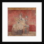 Seated woman playing a kithara, c.50–40 B.C. by Roman Republican Period