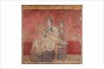 Seated woman playing a kithara, c.50–40 B.C. by Roman Republican Period