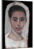 Portrait of a Youth with a Surgical Cut in one Eye, 190-210 AD by Roman Period Egyptian