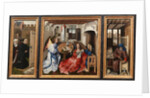 Annunciation Triptych, c.1427-32 by (1375/8-1444) Master of Flemalle