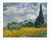 Wheat Field with Cypresses, 1889 by Vincent van Gogh