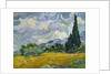 Wheat Field with Cypresses, 1889 by Vincent van Gogh