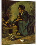 Peasant Woman Cooking by a Fireplace, 1885 by Vincent van Gogh
