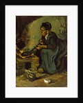 Peasant Woman Cooking by a Fireplace, 1885 by Vincent van Gogh