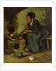 Peasant Woman Cooking by a Fireplace, 1885 by Vincent van Gogh