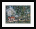 The Road from Moret to Saint-Mammès, 1883-85 by Alfred Sisley