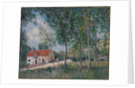 The Road from Moret to Saint-Mammès, 1883-85 by Alfred Sisley