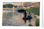 View of the Seine, 1882-83 by Georges Pierre Seurat