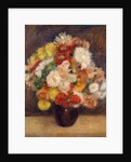 Bouquet of Chrysanthemums, 1881 by Pierre Auguste Renoir