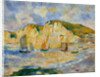 Sea and Cliffs, c.1885 by Pierre Auguste Renoir