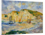 Sea and Cliffs, c.1885 by Pierre Auguste Renoir