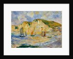 Sea and Cliffs, c.1885 by Pierre Auguste Renoir