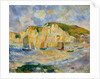 Sea and Cliffs, c.1885 by Pierre Auguste Renoir