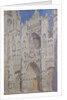 Rouen Cathedral: The Portal, 1894 by Claude Monet