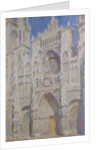 Rouen Cathedral: The Portal, 1894 by Claude Monet