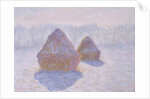 Haystacks, 1891 by Claude Monet