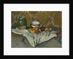 Still Life with Jar, Cup, and Apples, c.1877 by Paul Cezanne