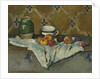 Still Life with Jar, Cup, and Apples, c.1877 by Paul Cezanne