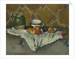 Still Life with Jar, Cup, and Apples, c.1877 by Paul Cezanne