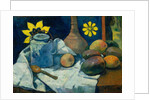 Still Life with Teapot and Fruit, 1896 by Paul Gauguin