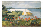 Flower Garden and Bungalow, Bermuda, 1899 by Winslow Homer