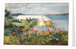 Flower Garden and Bungalow, Bermuda, 1899 by Winslow Homer